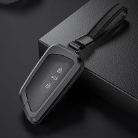 Car Aluminium Alloy+TPU Key Fob Cover Case For VW Volkswagen Golf 8 Mk8 New Skoda Octvia 3/4/5Buttons 2020 2021