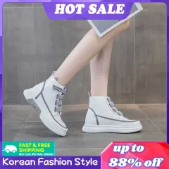 2023 New Korean Fashion Style Low-top Rubber Sneakers For Women