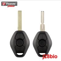 YIQIXIN 3ปุ่ม EWS Sytem เคส Kunci Remote Mobil สำหรับ BMW 1 5 6 7ซีรีส์ X3 X5 Z3 Z4 E38 E39 E46 E60 E83 E53 E36 325i 330i J28bio