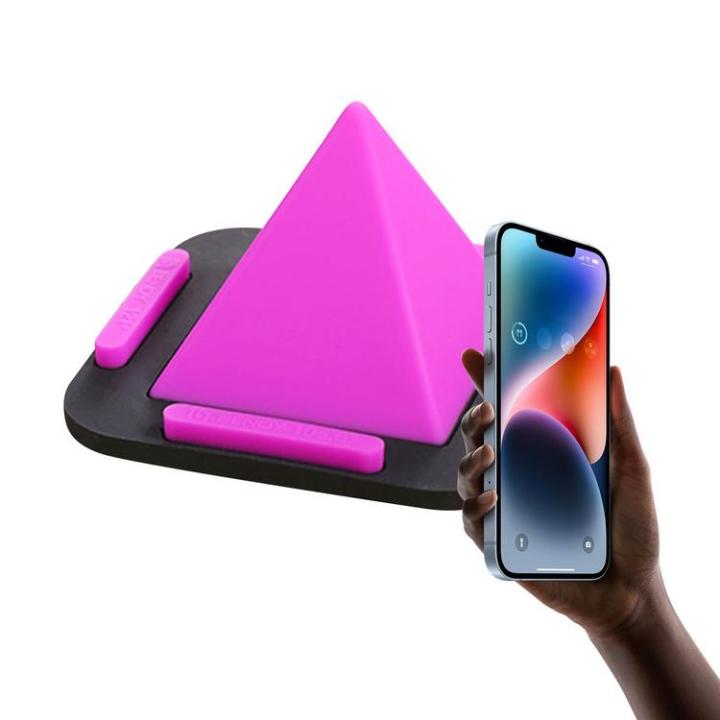 pyramid-phone-stand-anti-slip-car-silicone-pyramid-phone-holder-multifunctional-car-pyramid-smartphone-stand-desktop-phone-holder-for-auto-dashboard-trendy