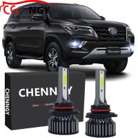 สำหรับโตโยต้า Fortuner 2016 2017 2018 2019-6000พันสีขาว C Ombo LED ด้านหน้าไฟตัดหมอกชุดไฟตัดหมอกหลอดไฟ (1คู่)