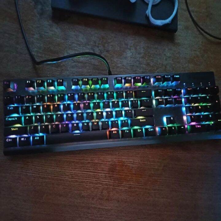 104pcs-abs-backlit-keycap-โปรไฟล์-oem-การฉีดขึ้นรูปสองสีสำหรับปุ่มคีย์สำหรับคีย์บอร์ดสำหรับเล่นเกม-mx-switc