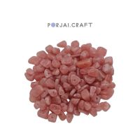 Rhodochrosite chip beads AAA ลูกปัดโรโดโคไซต์ 20cm