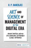 หนังสืออังกฤษ Art and Science of Management in the Digital Era : Indian Spiritual Wisdom for Managing Sustainable Global Enterprise [Paperback]