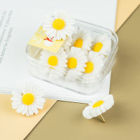 10PCS Daisy Push Pins sunflower Thumb Tack Decorative Cute Pushpins for Photos Wall  Maps  Bulletin Board or Cork Boards Clips Pins Tacks