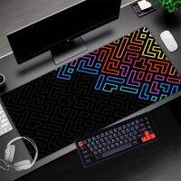 Moise Pad Gamer Mause Ped แผ่นรองเมาส์สีดำและสีขาว เกม Mesa PC Gamer Mousepad บริษัท อุปกรณ์คอมพิวเตอร์แผ่นรองโต๊ะ 90x40