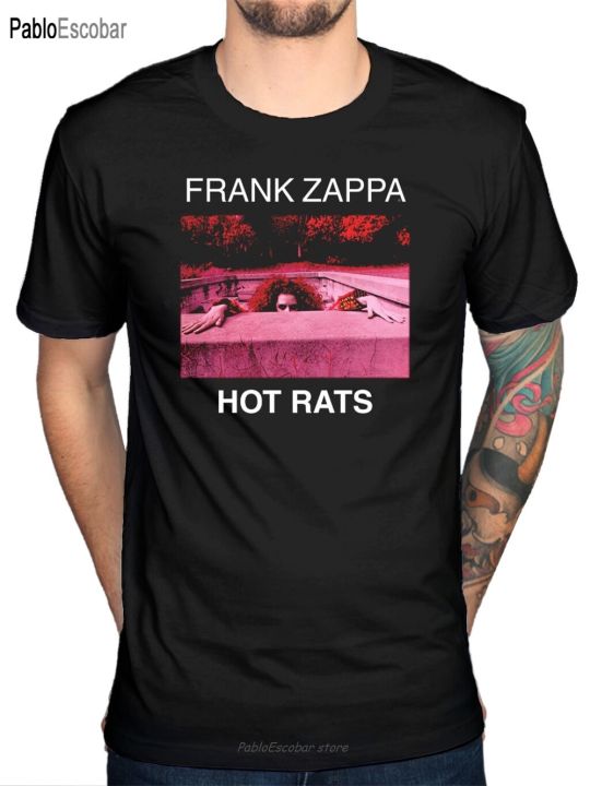 frank-zappa-เสื้อยืดสำหรับหนูขายดีสำหรับผู้ชายผู้หญิงเสื้อยืดลายร็อคมอนทานะตัวประหลาด