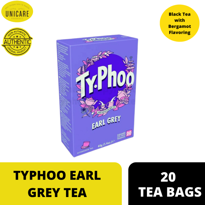 TYPHOO EARL GREY TEA 20 TEA BAGS Lazada