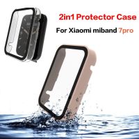 Glass Cover For Xiaomi Watch Case 7 Pro Accessorie Screen Protector For Mi Band 7 Pro Full Cover 2in1 Protective Case New