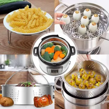 304 Stainless Steel Food Steamer Basket with Silicon Handle Prssure Rice  Cooker Steam Basket Kitchen Strainer Colander - China 304 Stainless Steel  Food Steamer Basket and Food Steamer Basket with Silicon Handle