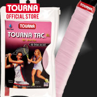TOURNA TAC กริปพันด้ามเทนนิสและแบด แบบหนึบ 10 ชิ้น - Tour Pack, 10 XL grips on roll Tennis &amp; Badminton