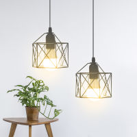 Ceiling Pendant Lamp E27 Lampshade Led Chandelier Dining Room Kitchen Hanging Light Fixture Retro Iron Living Room Pendant Light