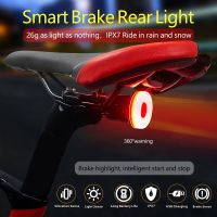 ✎❂ Towild TL02 Smart Bicycle Brake Rear Light Auto Sensing Light Rainproof LED Cycling Taillight USB Rechargeable Bike Tail Light