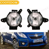 Car Headlights DRL Daytime Running Light Fog Lamp Front Bumper Fog Light For CHEVROLET Chevy Spark 2010-2014 96844210