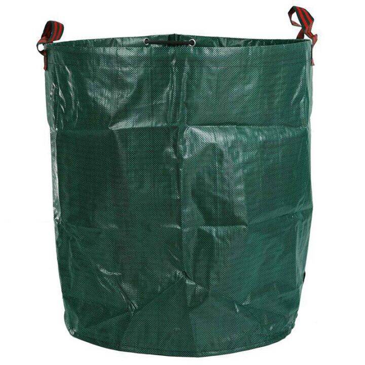 6x-270l-garden-waste-bag-large-strong-waterproof-heavy-duty-reusable-foldable-rubbish-grass-sack