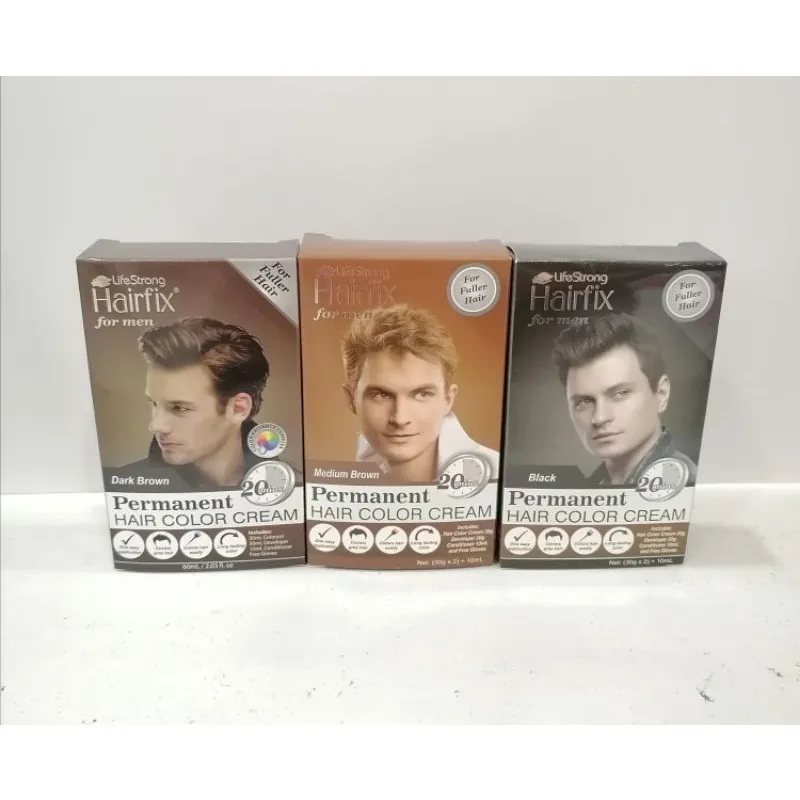 Hairfix Hair Coloring Shampoo Men Women 35ml Platinum Blond/Golden Brown/ Golden Copper/Natural Black | Lazada PH