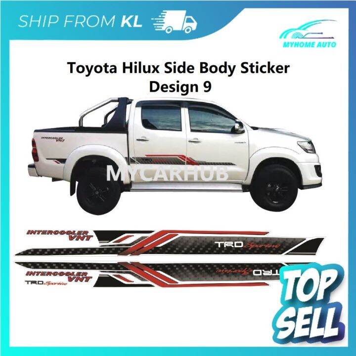 Hilux Toyota TRD Sportivo / INTERCOOLER VNT Original Design Car Side