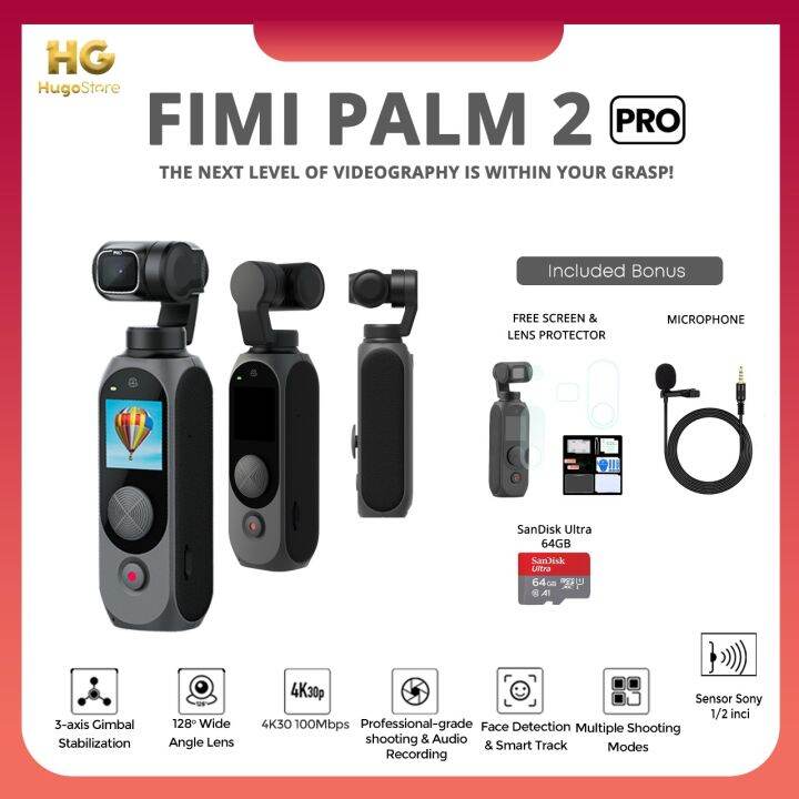 FIMI Palm 2 Pro 3-axis 4K 1/2