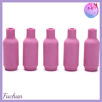 Fuchun ถ้วยหัวฉีดอลูมินาป้องกันหัวฉีด10N 5ชิ้น3 4 5 6 7 8 # สำหรับ TIG WP17 18 26เชื่อมไฟฉาย