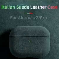 Italian Suede Leather Case For Airpods Pro 2 Luxury Artificial Leather All Inclusive Case For Airpods 3 2 1 Case Wireless Charge