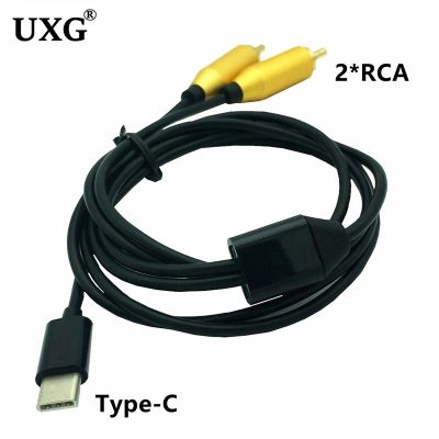 USB C RCA Audio Cable Type-C to 2 RCA Cable 2rca Jack Type C RCA Cable for iPhone Sumsung Xiaomi Speaker Home Theater TV 0.8m