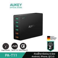 BESTSELLER สายชาร์ต เคเบิล Accessory AUKEY​ PA-T11 ​หัวปลั๊กชาร์จ 6 ช่อง หัวชาร์จ ชาร์จด่วน QC 3.0 2 ช่อง และ ชาร์จเร็ว AiPower 4 ช่อง รุ่น PA-T11 ## wifiAdapter  Micro usb แท่น ถ่ายรูป อุปกรณ์คอมครบวงจร อุปกรณ์ต่อพ่วง