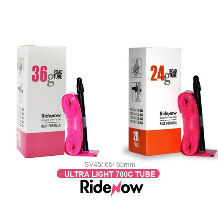 RideNow Ultralight Bicycle Inner Tube 24g/36g 700*18-32C Presta Valve ...