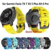 fgbvsdfd QuickFit 26 22 20mm Silicone Strap For Garmin Fenix 6X Pro 6 6S 5X 5 5S 3HR Smart Watch Band for Garmin Fenix 7X 7 7s Bracelet