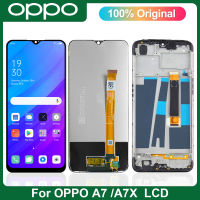 6.2 "สำหรับ A7 Oppo/AX7จอแสดงผล LCD ดั้งเดิมหน้าจอสัมผัสกระจกกันรอยดิจิตอลแทนการประกอบสำหรับ OPPO A7 CPH1901 CPH1903 LCD