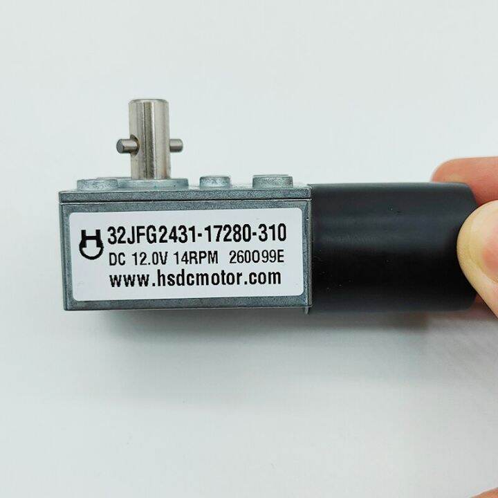 มอเตอร์เทอร์โบ370ขนาดเล็ก32มม-ไมโคร7แบบมอเตอร์เกียร์ไฟฟ้ากระแสตรง6v-12v-14rpm-มอเตอร์ความเร็วต่ำลดแรงบิดขนาดใหญ่ของเล่นเทิร์นเทเบิล-diy