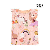 ?พร้อมส่งจากไทย? เสื้อยืดแขนสั้น GT37 ลายน่ารัก ผ้าไม่หนา ใส่สบาย ระบายอากาศได้ดี คุณภาพดีเว่อร์‼️