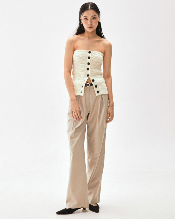 twist-trousers-กางเกงผ้าคอตต้อนสูททรงตรง-ทรงสวยมากค่ะ