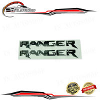 Sticker "RANGER" ติดข้าง ซ้าย+ขวา ดำ Ford Ranger ขนาด 43x13 จำนวน 2 Pieces ปี 2012-2018 มีบริการเก็บเงินปลายทาง