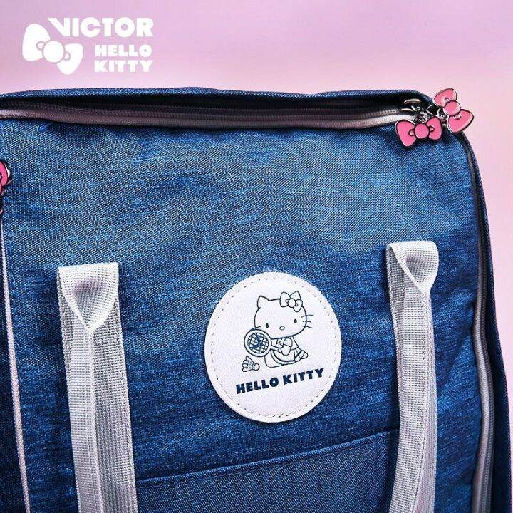 สำหรับทั้งหญิงและชายแพ็คเกจแบดมินตัน-br-bkt-ทำข้อต่อ-victor-victory-hellokitty-เพิ่มเติมกระเป๋าสะพายหลังกีฬา