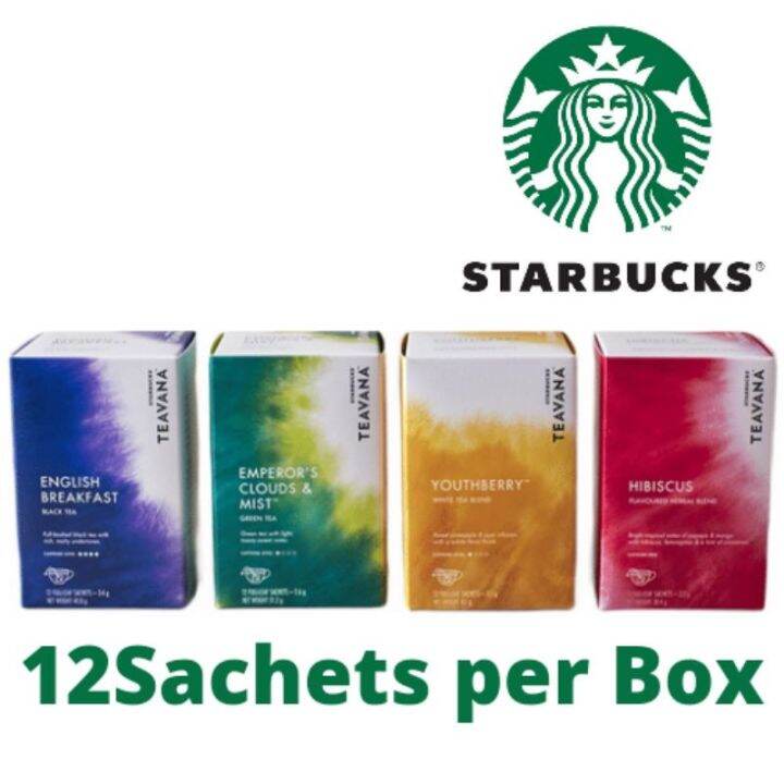 STARBUCKS TEAVANA 12PC TEA BAGS PER BOX Lazada PH