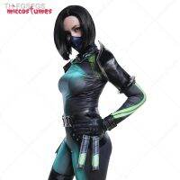 【LZ】♣  Elastic Snake Sabine Assasin Viper Cosplay Traje Zentai Macacão com Cobertura Facial Acessórios para o Halloween Em stock