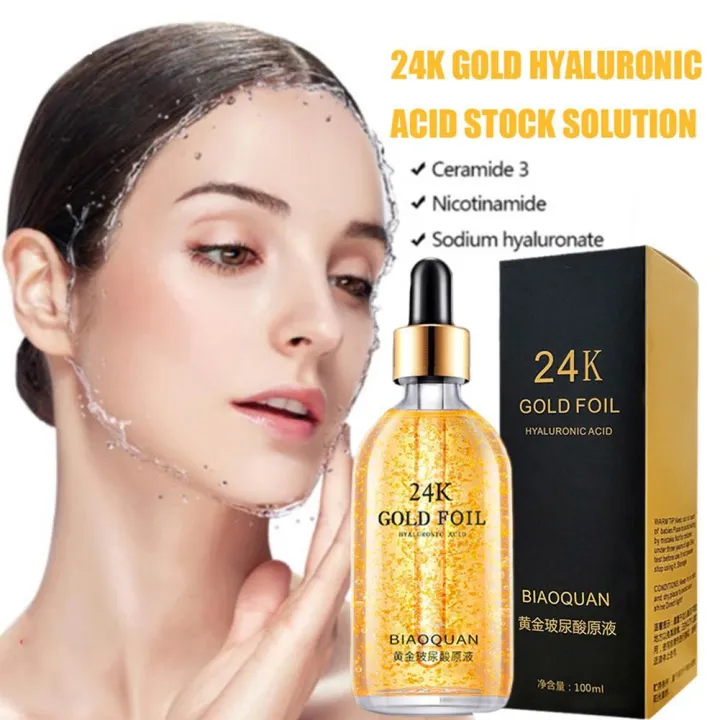 24k Gold Hyaluronic Acid Original Liquid Firming Anti-aging Essence ...