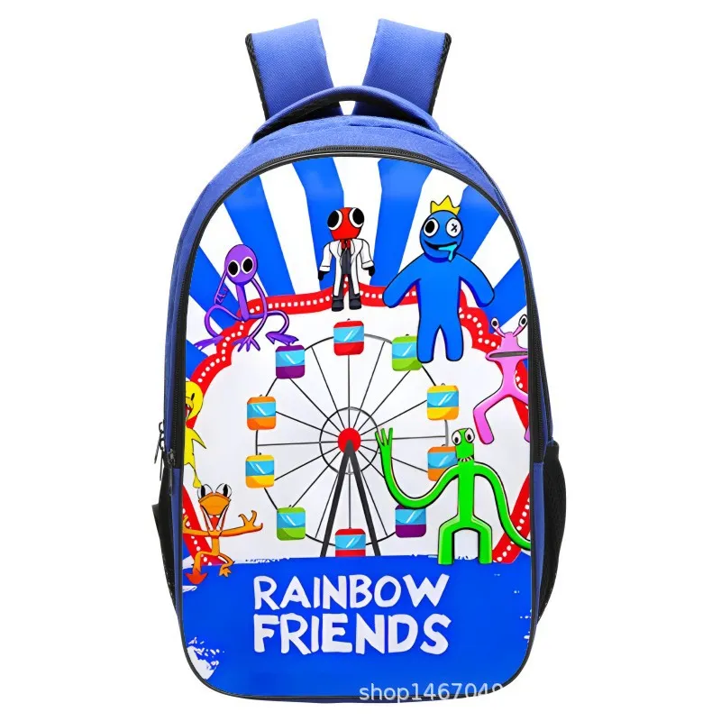 Roblox Rainbow Friends Black Anime Backpacks Poly/Cotton Blend Polyester  Anime Bag Anime Merchandise - Costumeslive.com