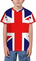 British UK Flag T- Shirt Short Novelty for Boys and Girl