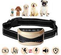 dfh♣  Dog Rechargeable Anti Bark Collar Adjustable 0-7 Sensitivity Levels Vibration Stop Barking Training Collars