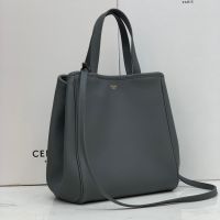 CABAS พับขนาดเล็ก CEL1NE ในหนังลูกวัวมีมือจับ CROSSBODY 194073กระเป๋าสะพายไหล่