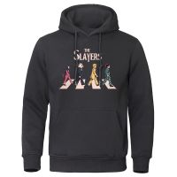 Demon Slayer Anime The Slayers Harajuku Print Hoodie Men Autumn Winter Sportswear O-Neck Pullover Hip Hop Warm Sweatshirt Size XS-4XL