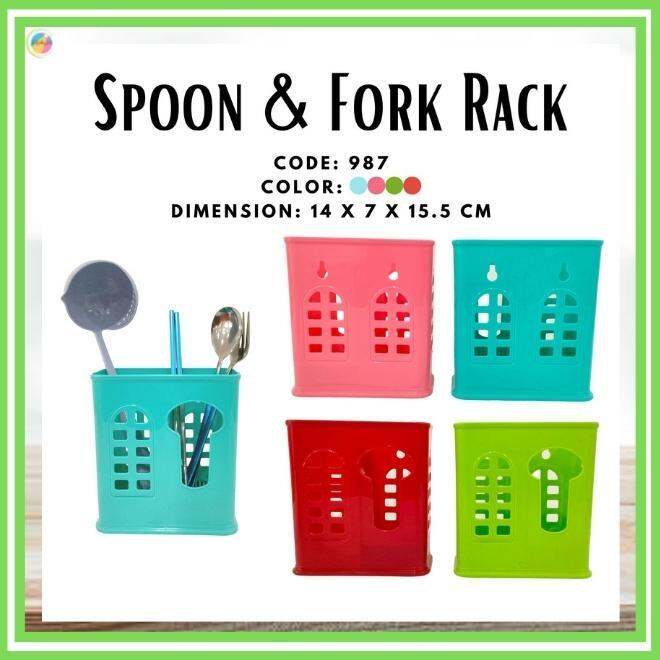 [IN STOCK] Spoon and Fork Rack Lazada PH