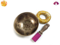 ขันทิเบตแฮนด์เมด ขนาด13.1ซม. น้ำหนัก498กรัม ชามทำสมาธิแฮนด์เมด Tibetan Handmade Singing Bowl