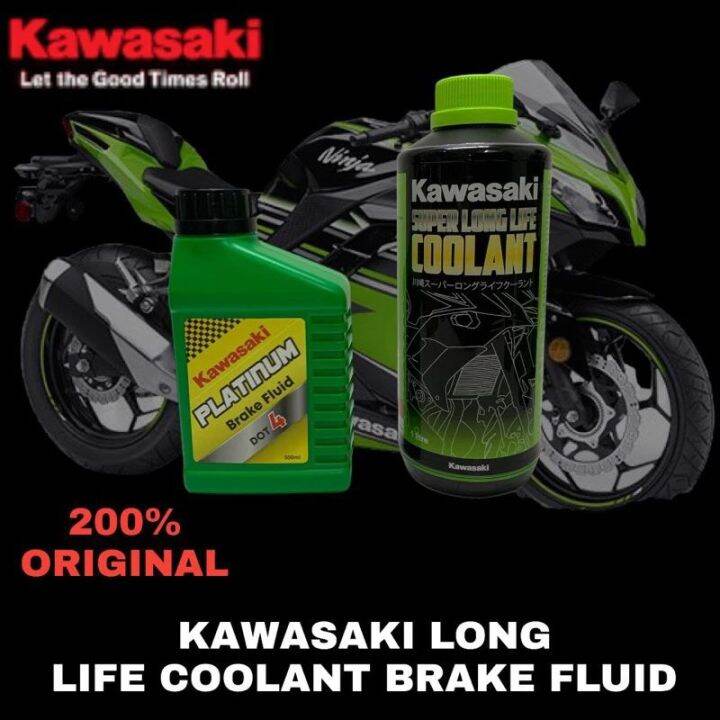 100 ORIGINAL KAWASAKI COOLANT / BRAKE FLUID DOT 4 (1LITRE / 500ML