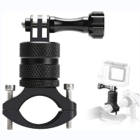 360องศาโรตารี่อลูมิเนียมจักรยานจักรยาน Handlebar Mount สำหรับ Gopro Hero 10 9 8 7 6 4เซสชัน1/4สกรู Action กล้อง Mounting