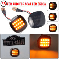 สำหรับ Fabia Octavia Mk1 Mk2 Roomster Rapid NH3 2ชิ้น LED ไฟเลี้ยวด้านข้าง Marker Light แบบไดนามิกลำดับโคมไฟ