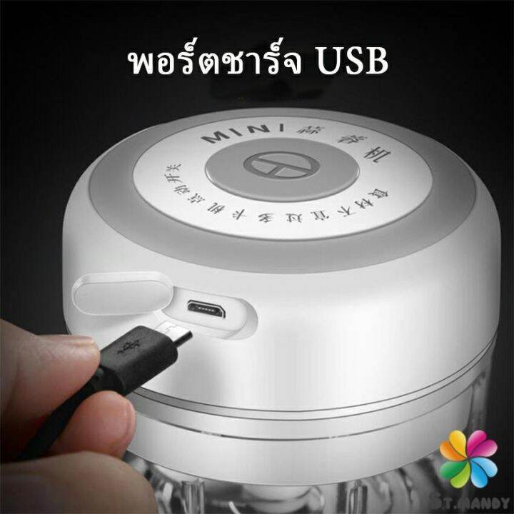 md-mini-usb-เครื่องปั่นกระเทียม-เครื่องบดอาหาร-แบบพกพา-พริก