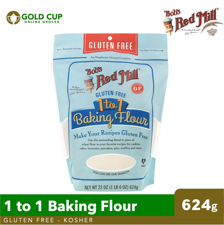 Bob's Red Mill Gluten Free 1 to 1 Baking Flour 624g | Lazada PH