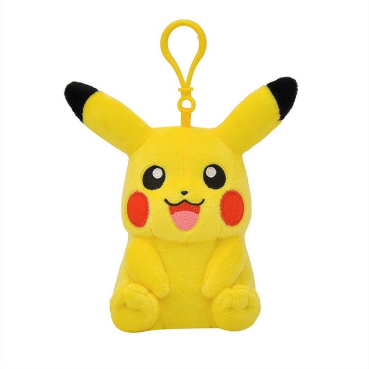 12cm-pokemon-toys-pikachu-plush-keychain-pendant-doll-anime-figures-pikachu-charmander-psyduck-wobbuffet-snorlax-kids-toy-gift
